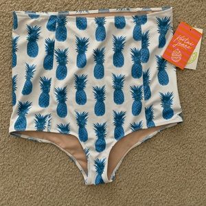 Kortni Jeane Extended High Waisted Swim Bottoms